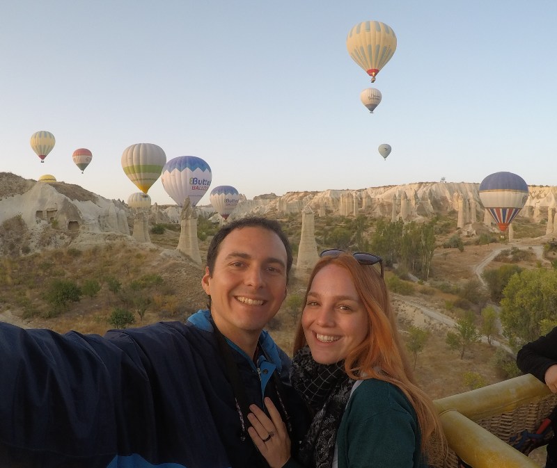 cuánto cuesta volar en globo en Cappadocia