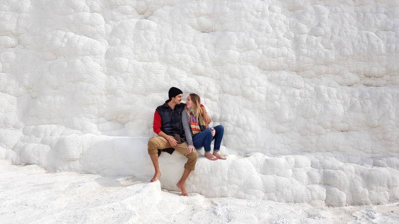 Pamukkale en pareja