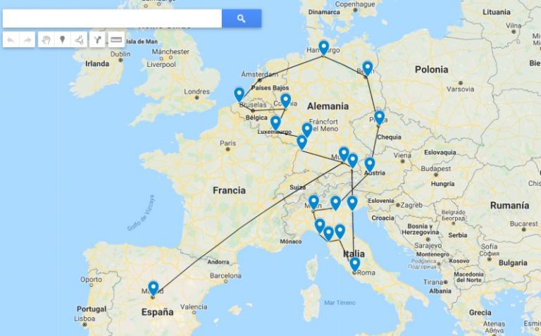 como hacer un tour por europa