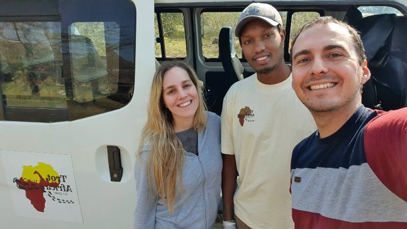 con James nuestro guía - Safari por Kenia