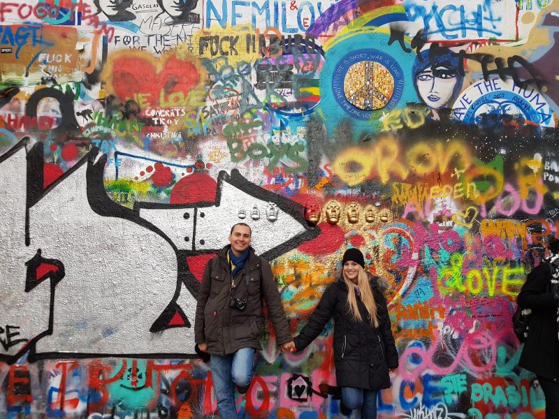 muro de John Lennon en Praga